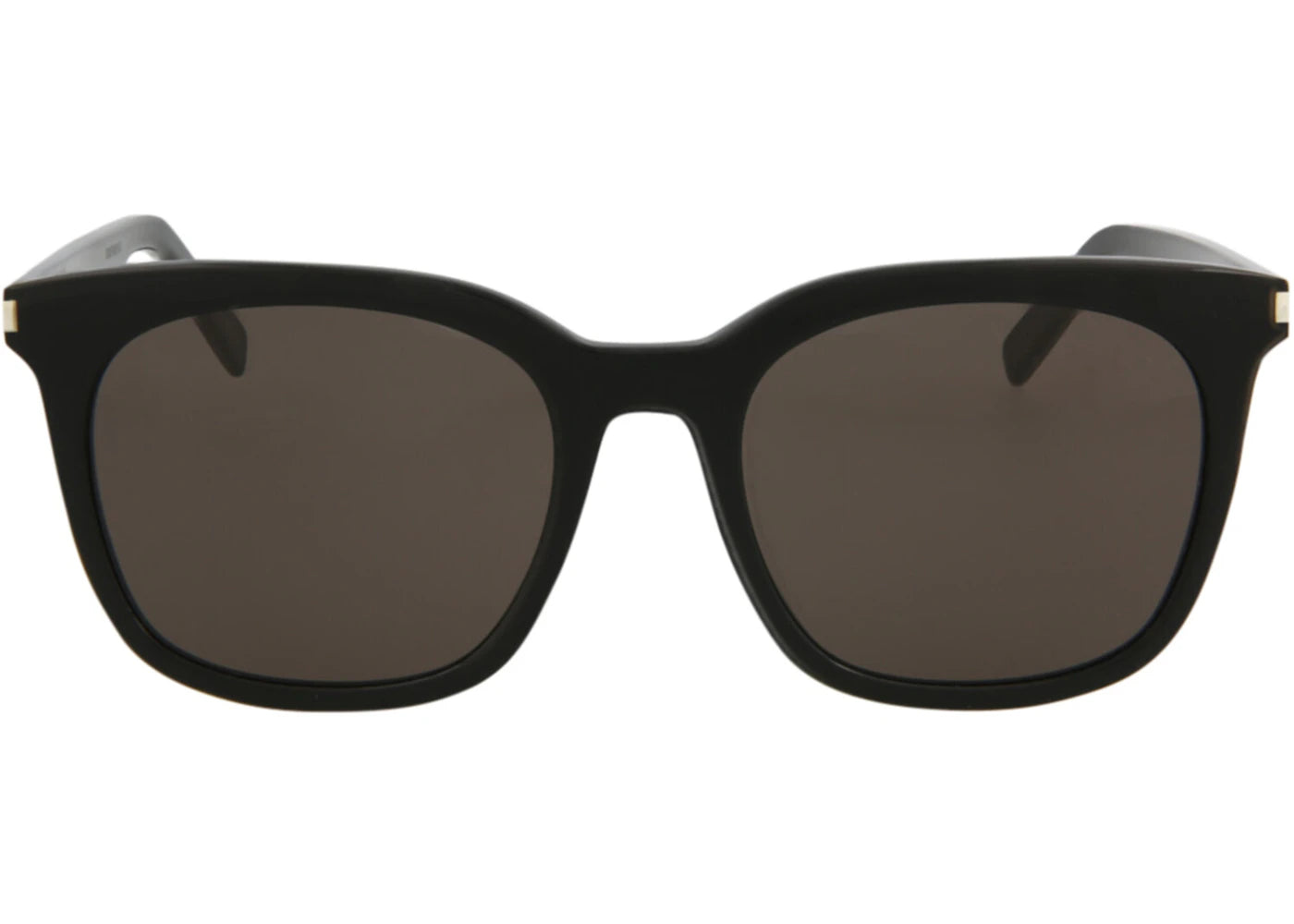 Saint Laurent Square-Frame Acetate Sunglasses Black Black Grey (SL285FSLIM-30007203-001)