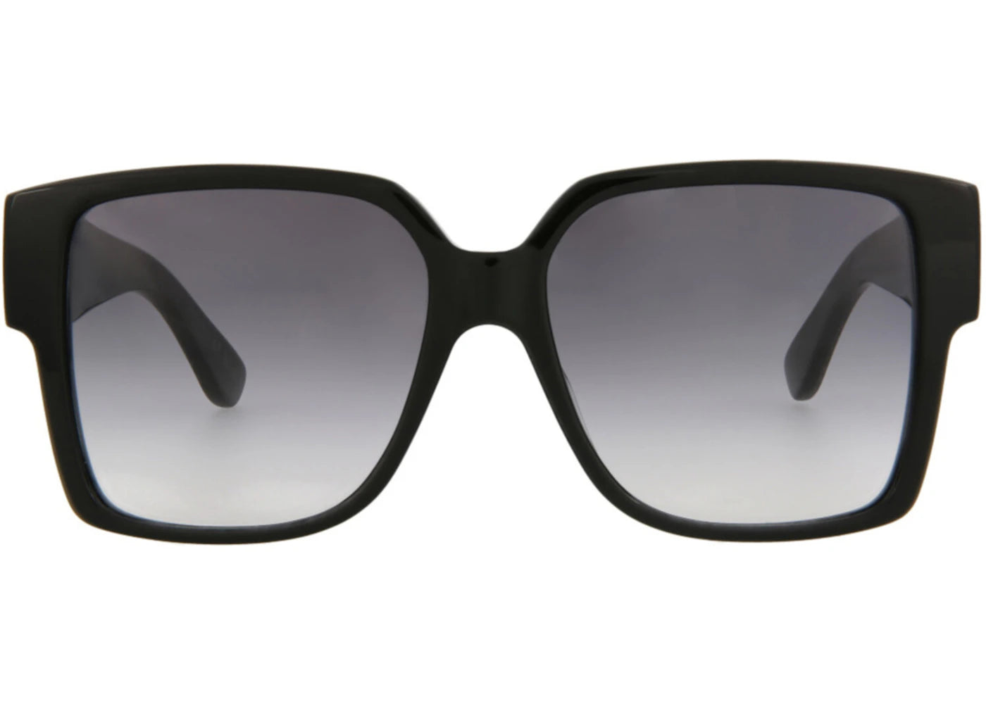 Saint Laurent Square-Frame Acetate Sunglasses Black Black Grey (SLM9-30001591-002)