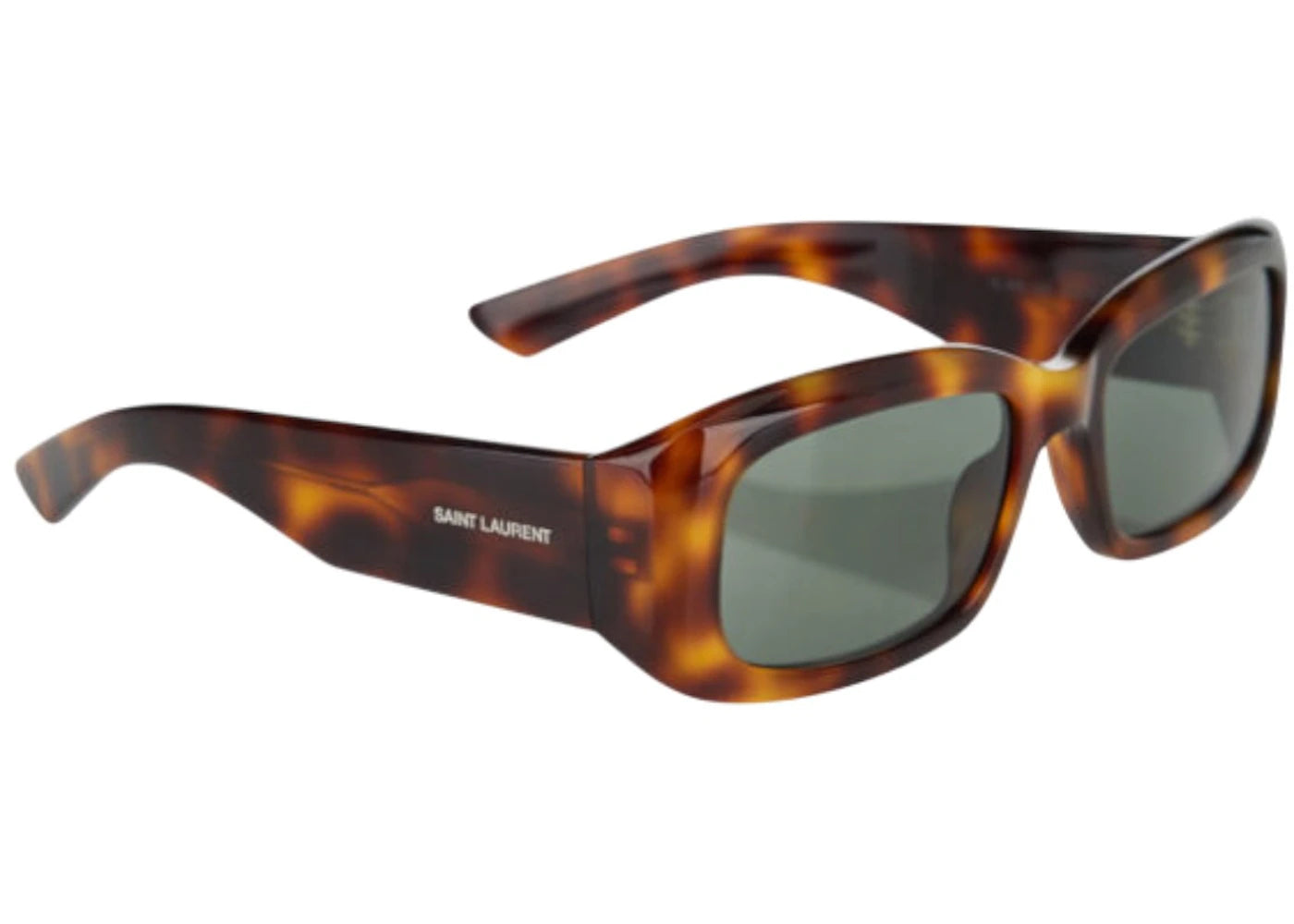 Saint Laurent Square Sunglasses Havana Havana Grey/-Grey (SL 809-002)