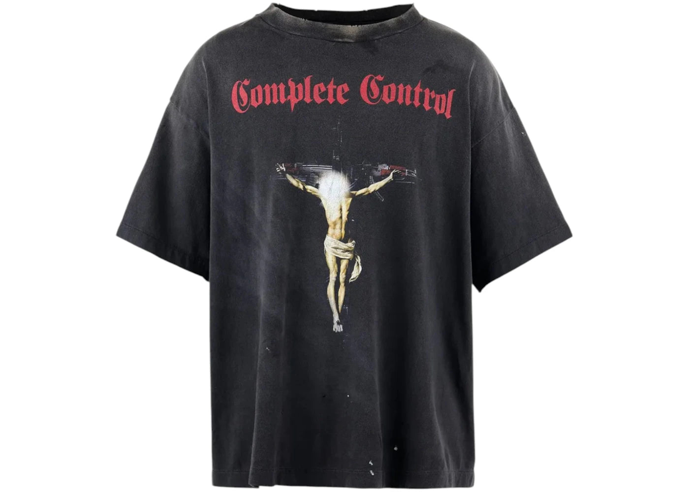 Saint Mxxxxxx Complete Contrl SS T-shirt Black