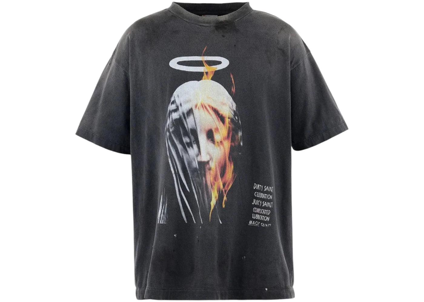Saint Mxxxxxx Devil Daddy SS T-shirt Black