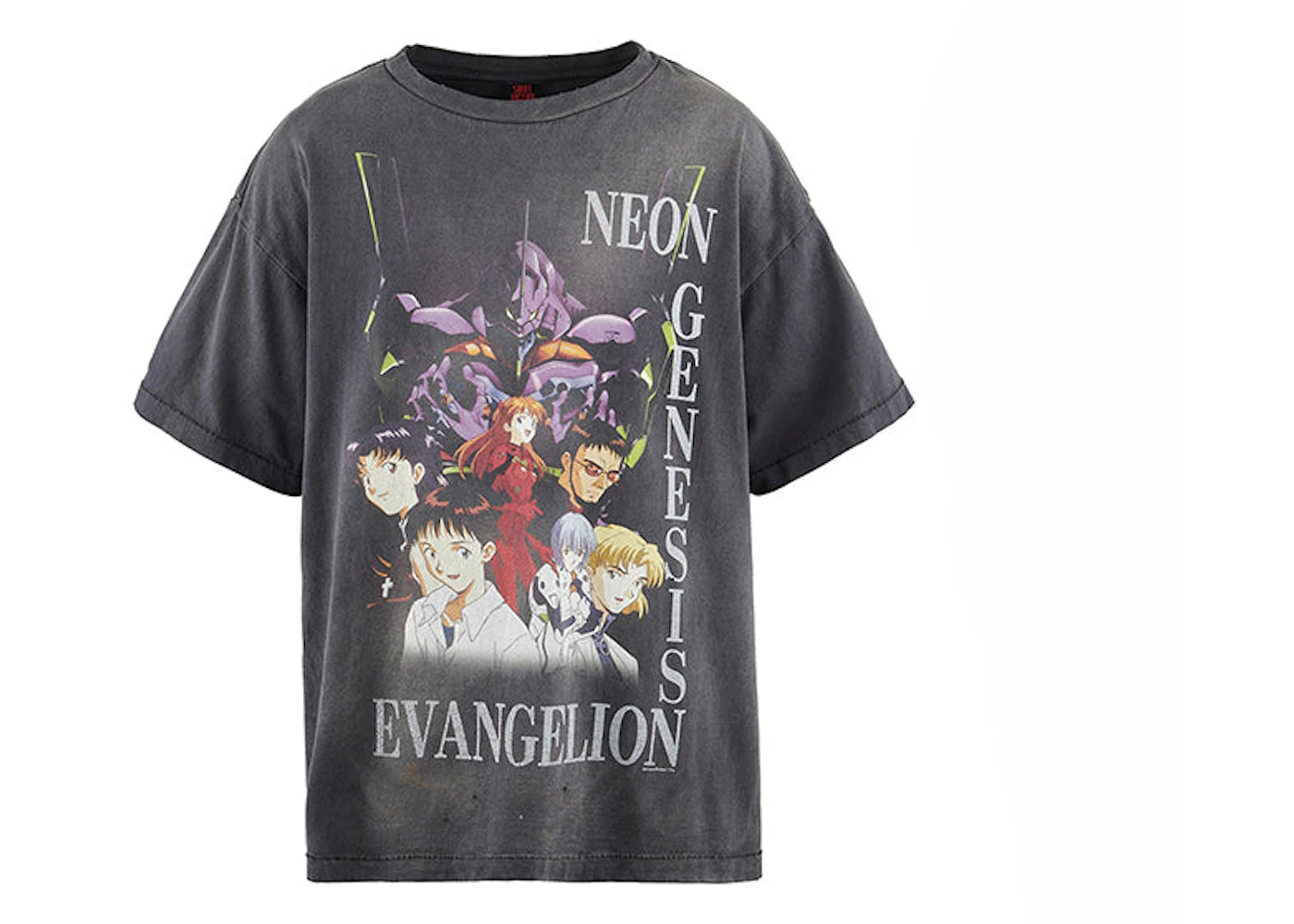 Saint Mxxxxxx Evangelion Neon Genesis Tee Black