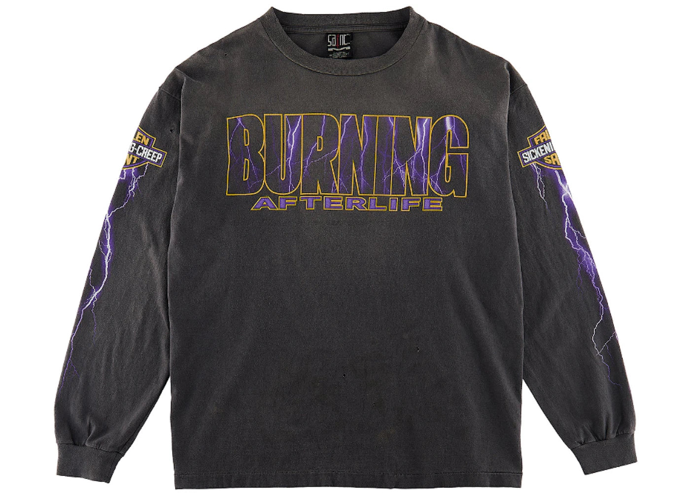 Saint Mxxxxxx Evil Spilit L/S T-Shirt Vintage Black