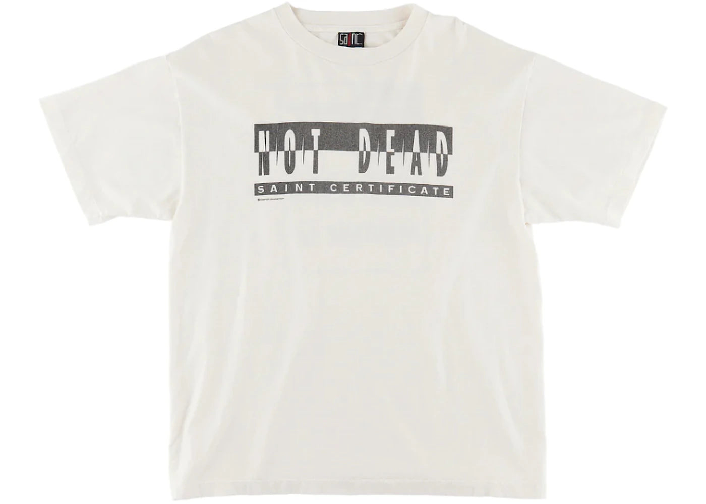 Saint Mxxxxxx Ice Cube T-Shirt Vintage White