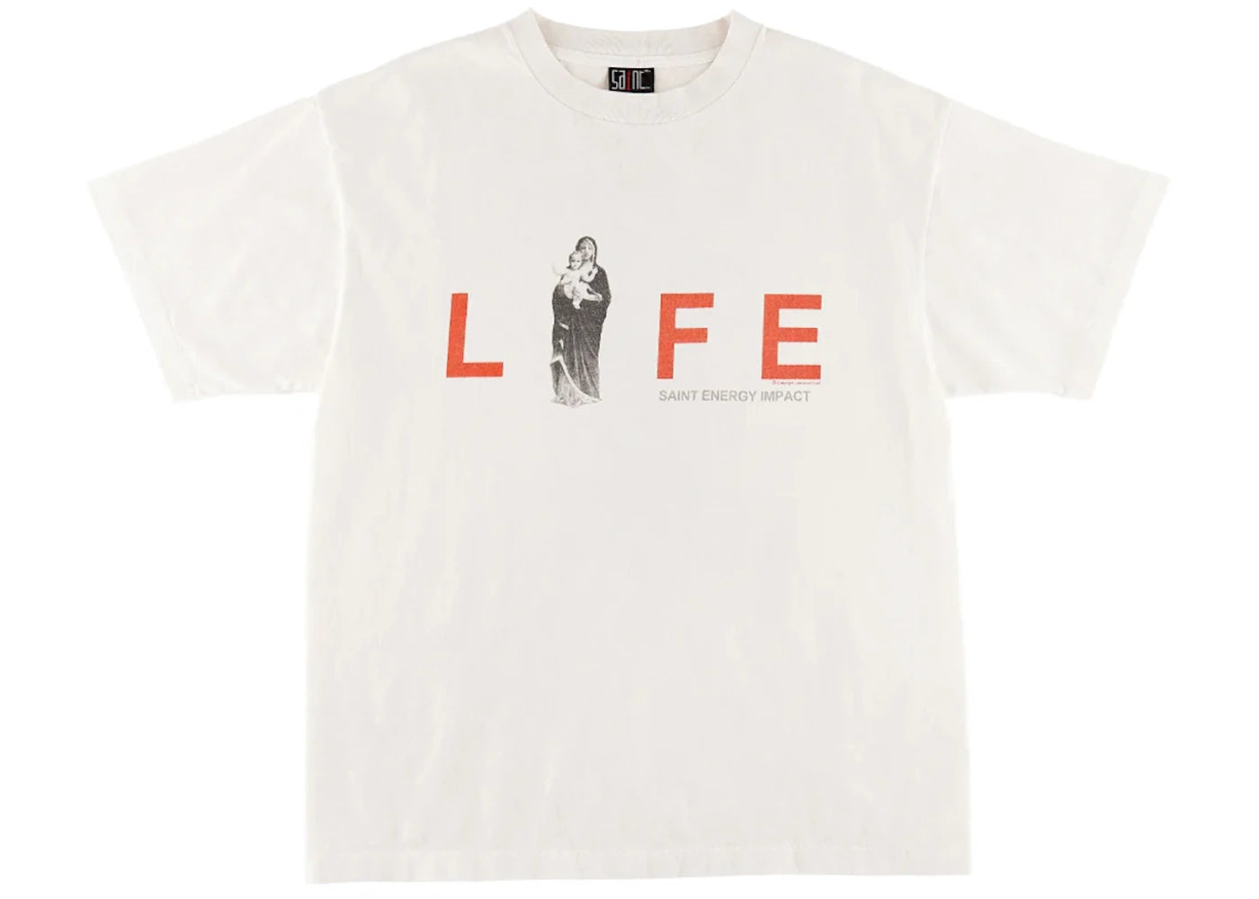 Saint Mxxxxxx Life Maria T-Shirt Vintage White