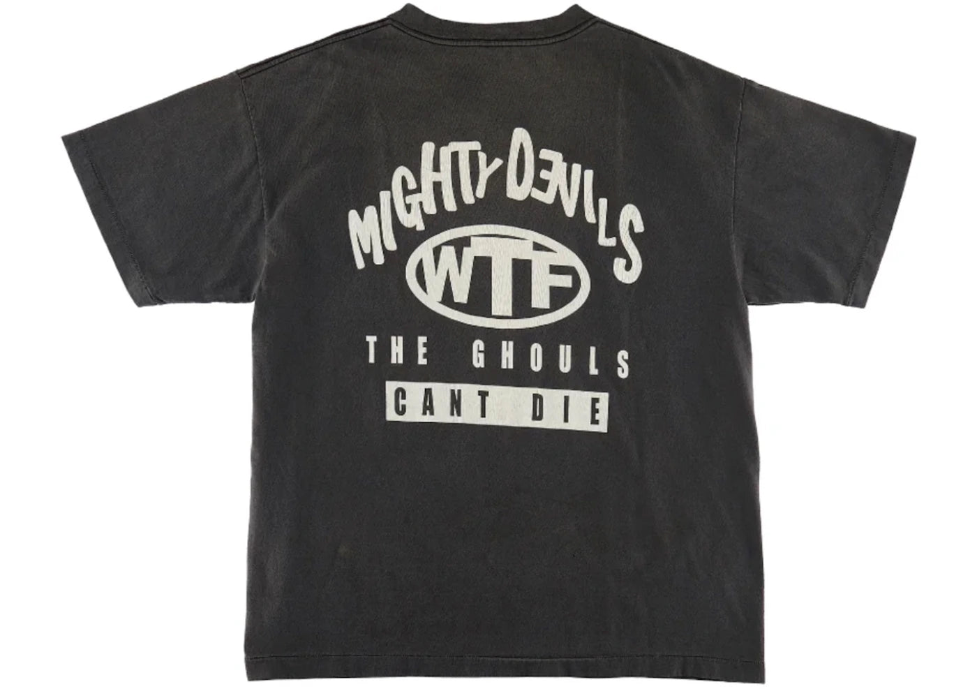 Saint Mxxxxxx Might Devils T-Shirt Vintage Black