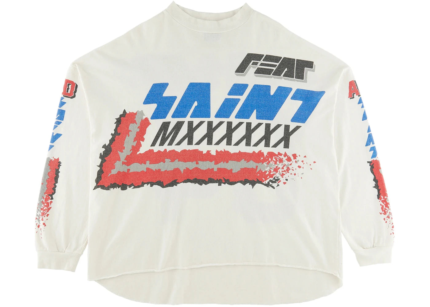 Saint Mxxxxxx Motor L/S Tee White