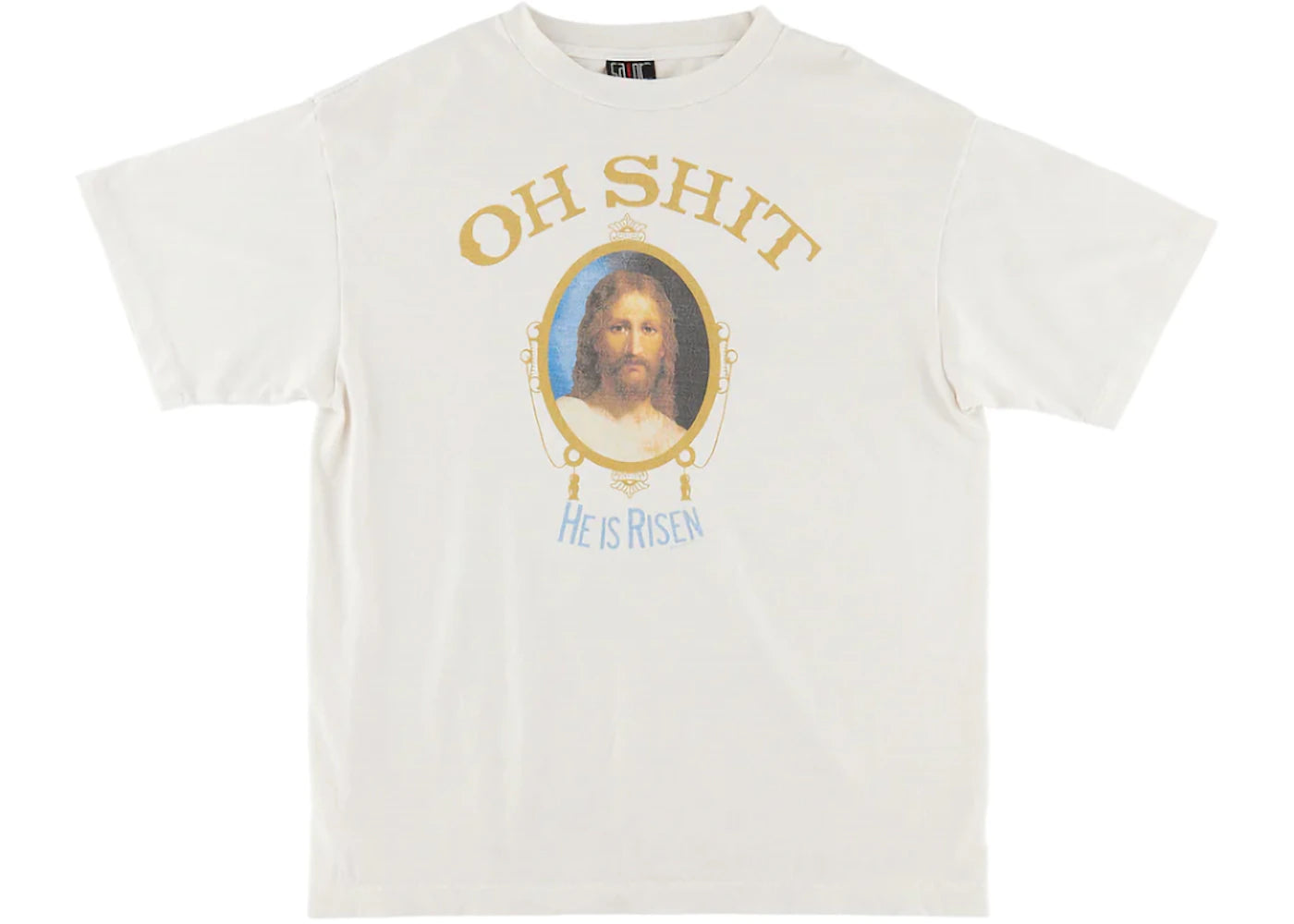 Saint Mxxxxxx Oh Shit T-Shirt Vintage White