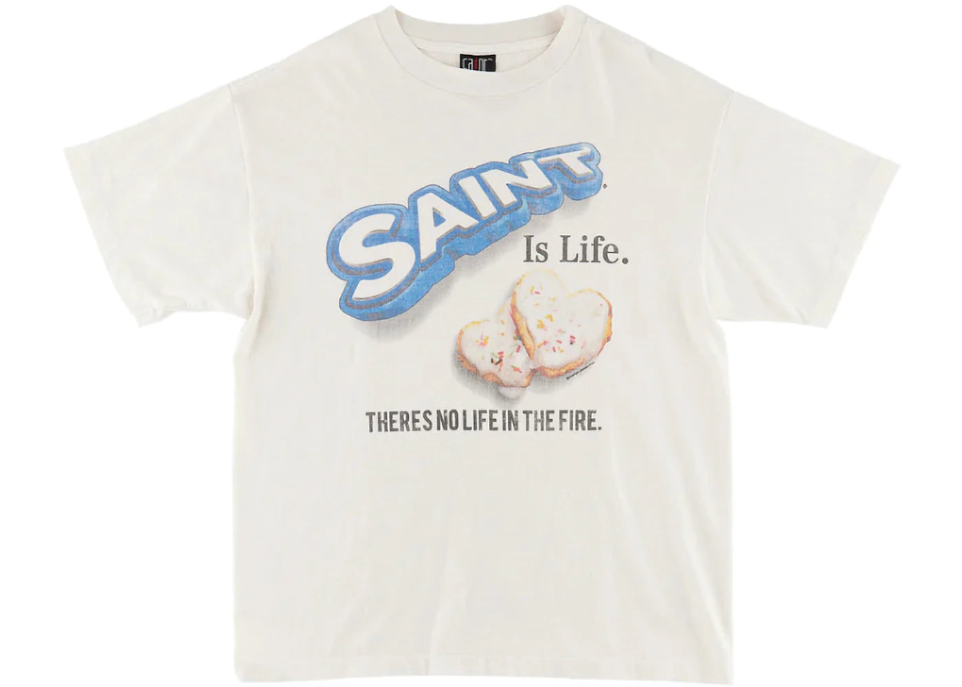 Saint Mxxxxxx Oreo T-Shirt Vintage White