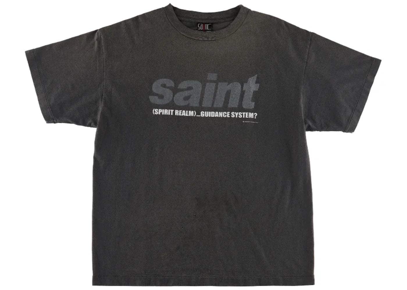Saint Mxxxxxx ST System T-Shirt Vintage Black