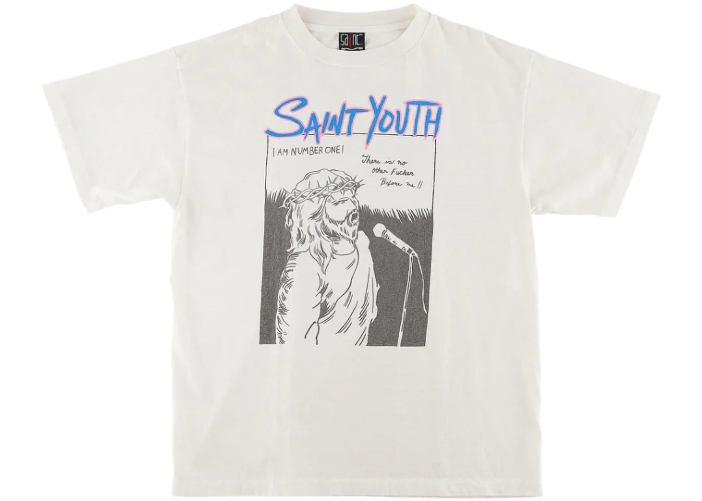 Saint Mxxxxxx Saint Youth T-Shirt Vintage White