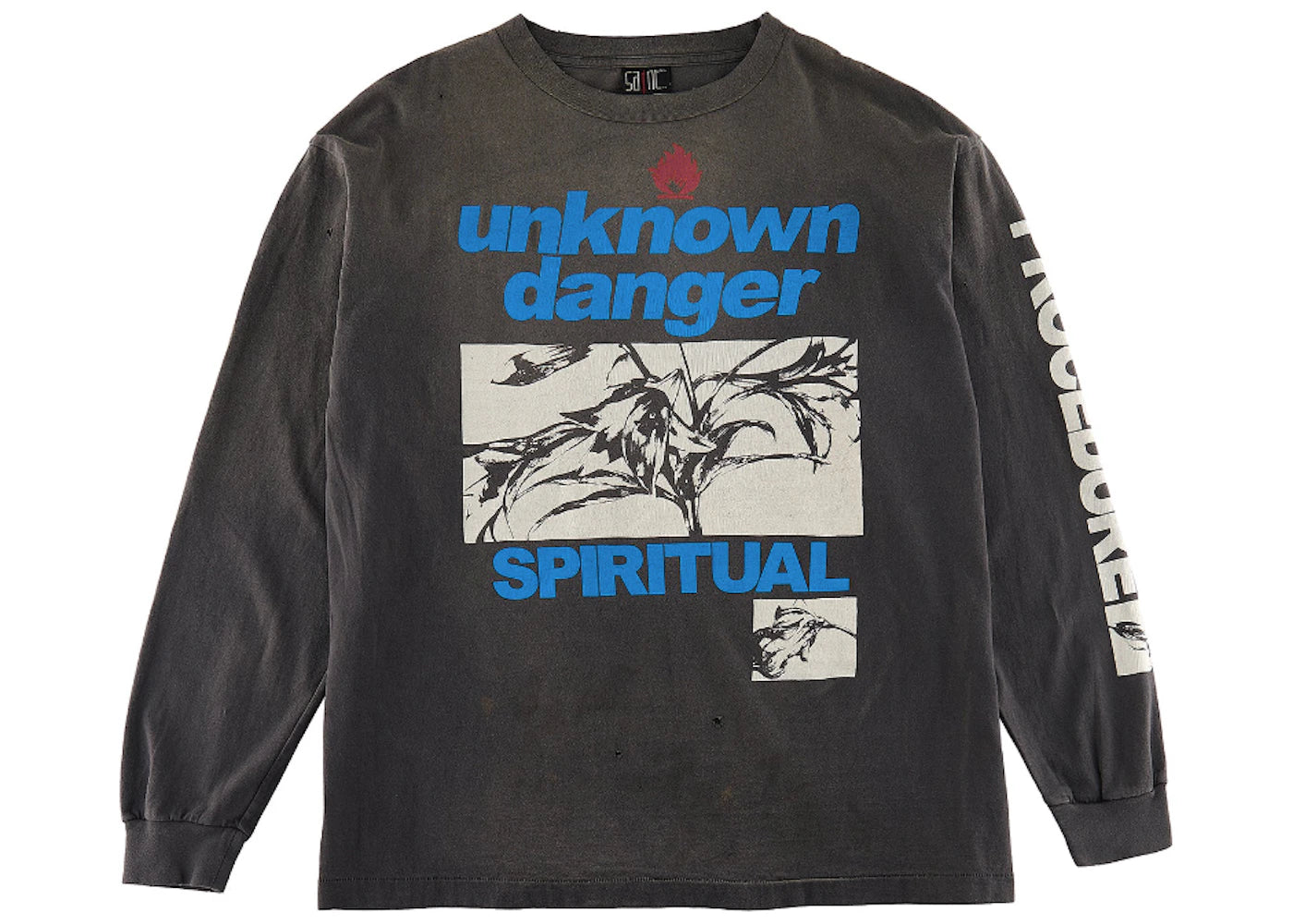 Saint Mxxxxxx Unknown L/S T-Shirt Vintage Black
