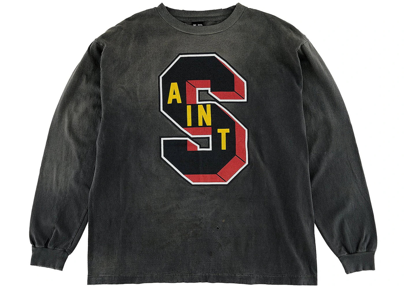 Saint Mxxxxxx x Denim Tears ST L/S T-Shirt Vintage Black