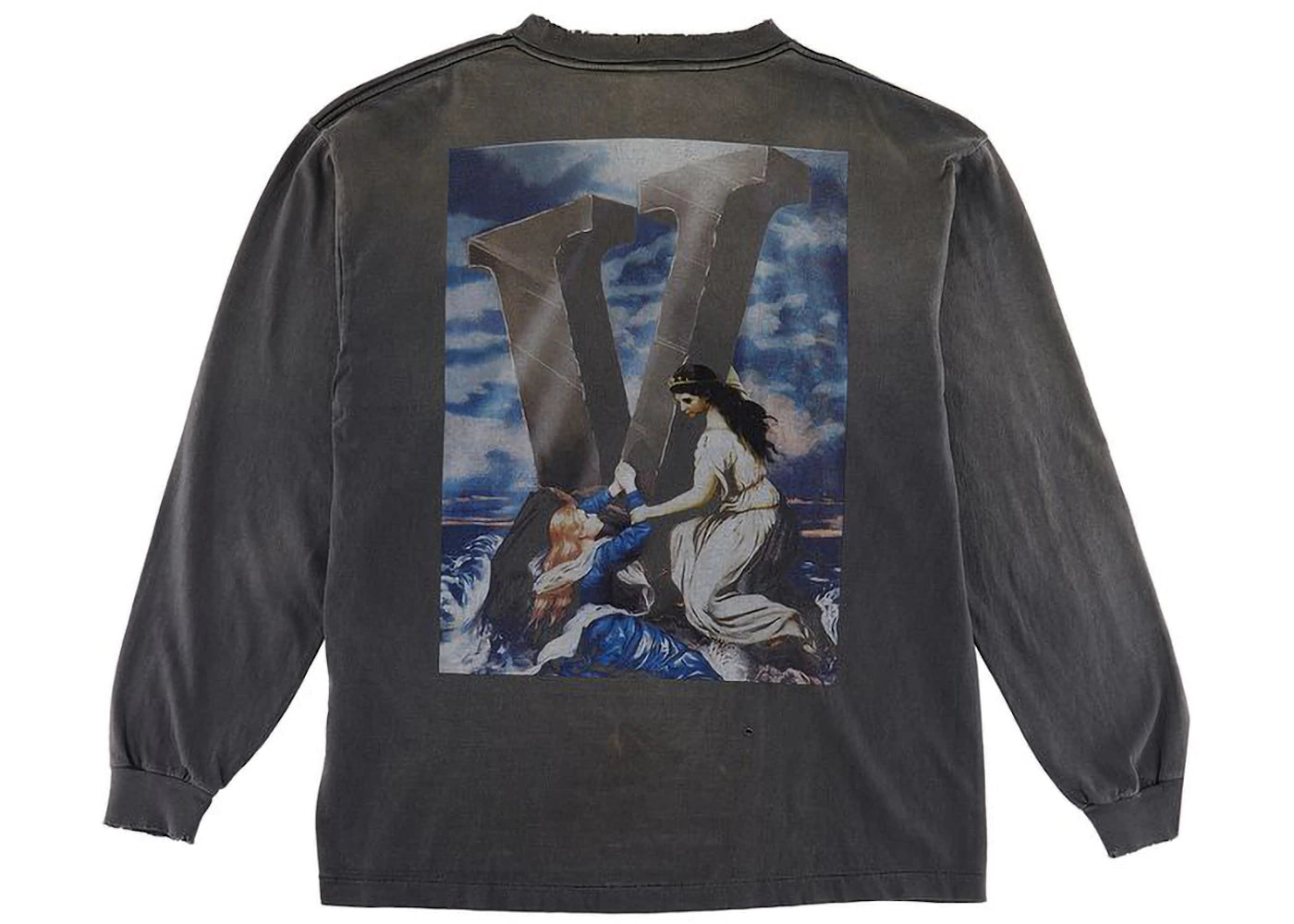 Saint Mxxxxxx x VLONE Maria L/S T-Shirt Vintage Black