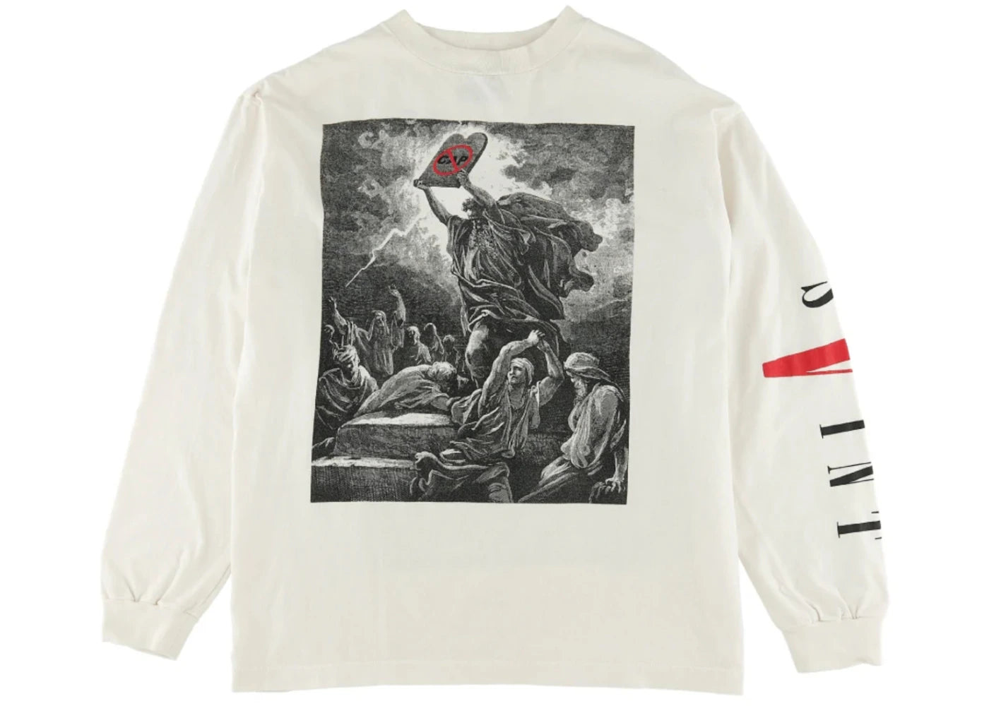 Saint Mxxxxxx x VLONE No Cap L/S Tee White
