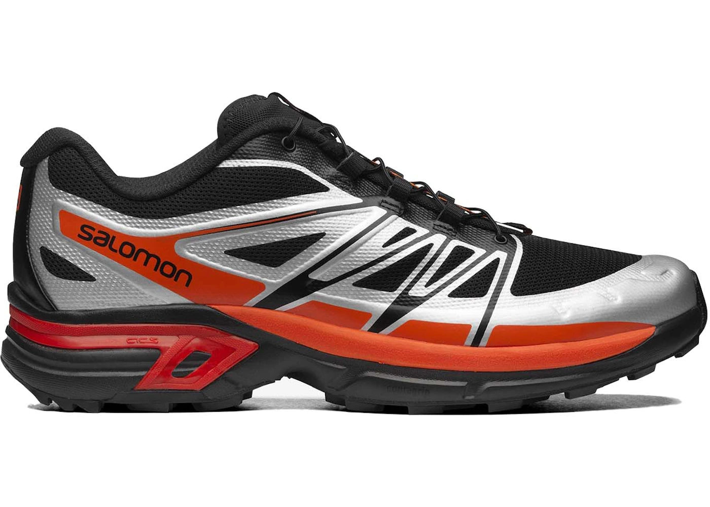 Salomon XT-Wings 2 Black Silver Vibrant Orange