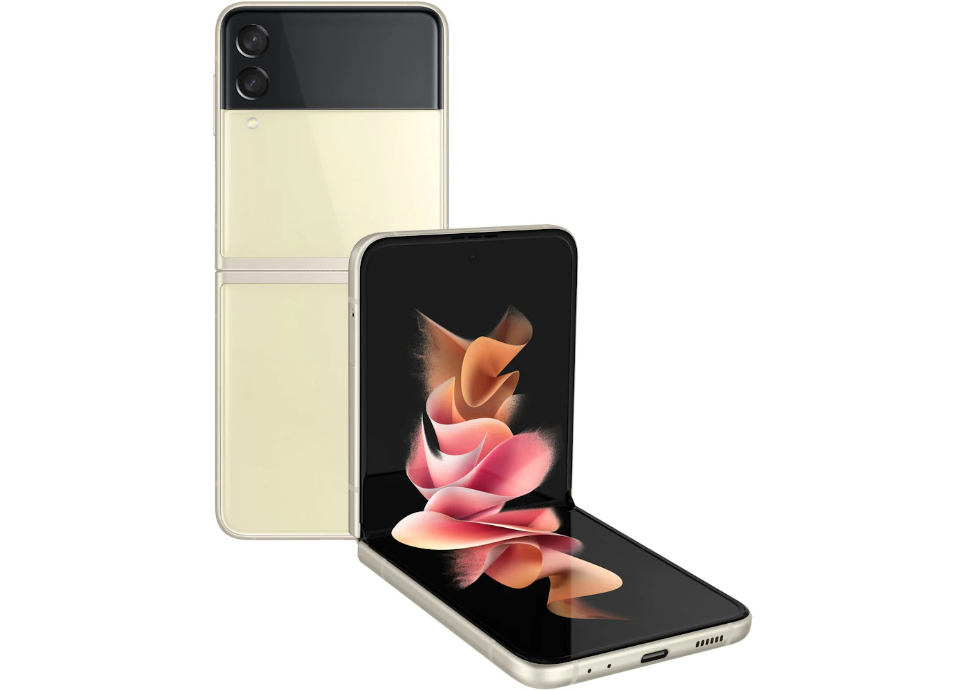 Samsung Galaxy Z Flip3 5G 256GB (Unlocked) SM-F711BZEEEUA (UK Version) Cream