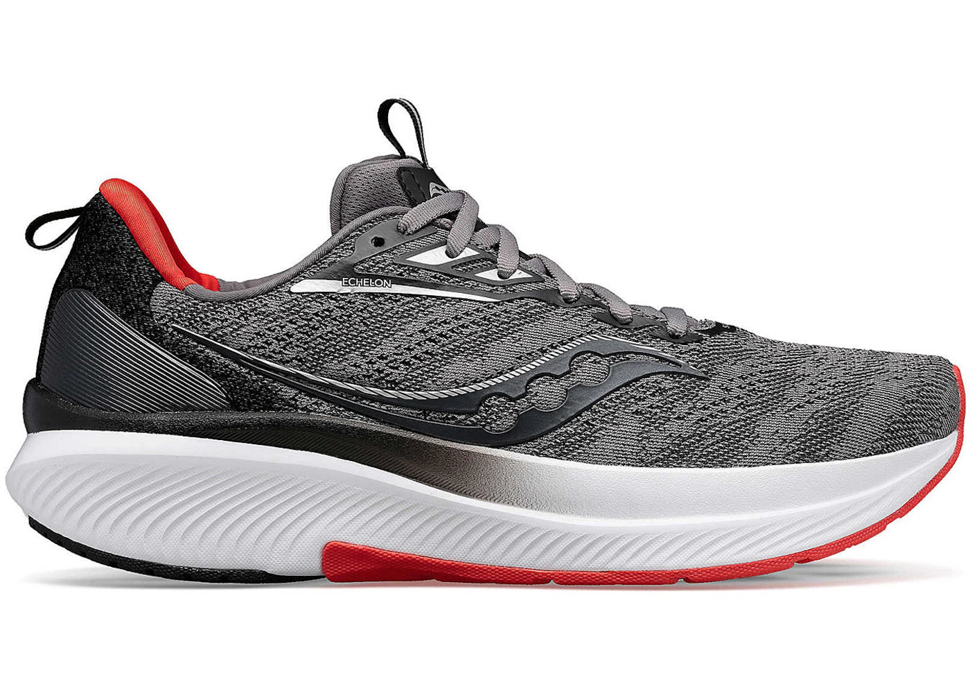 Saucony Echelon 9 Charcoal Red Sky