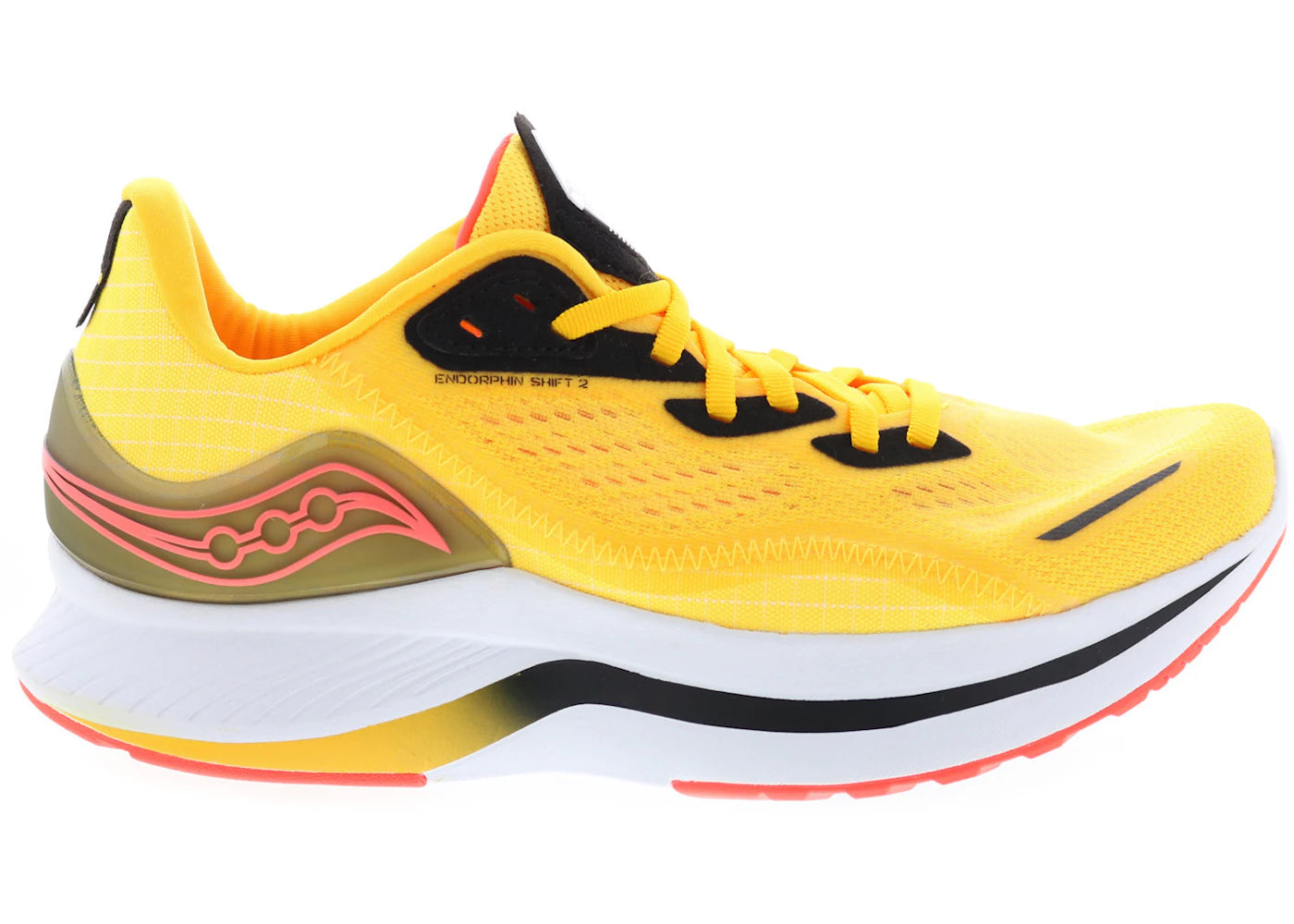 Saucony Endorphin Shift 2 ViZigold ViZired Yellow