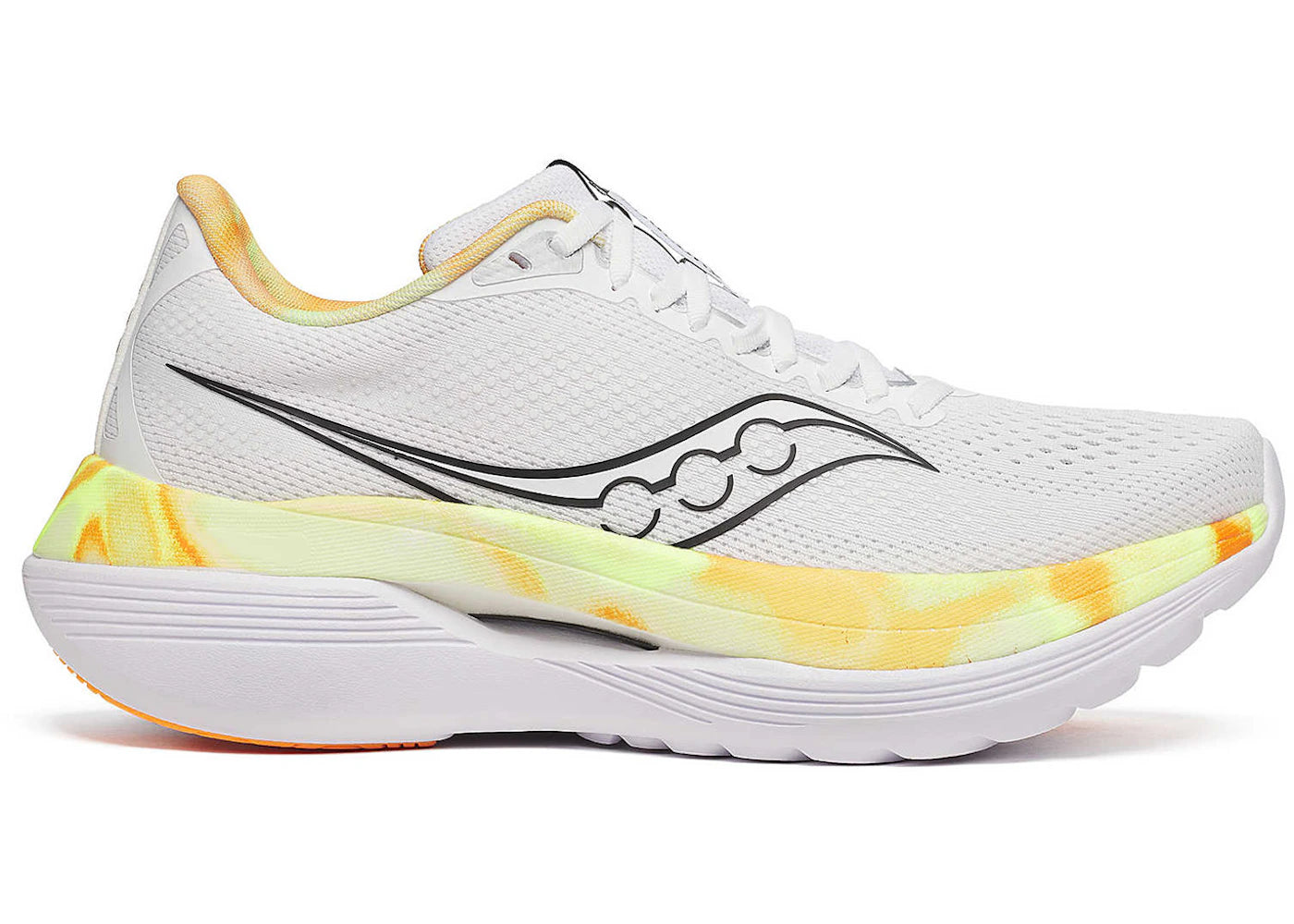 Saucony Endorphin Trainer White Black Yellow Orange
