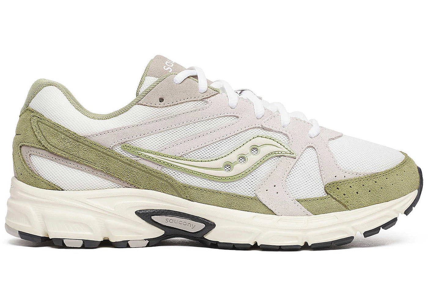 Saucony Grid Ride Millennium Suede White Green