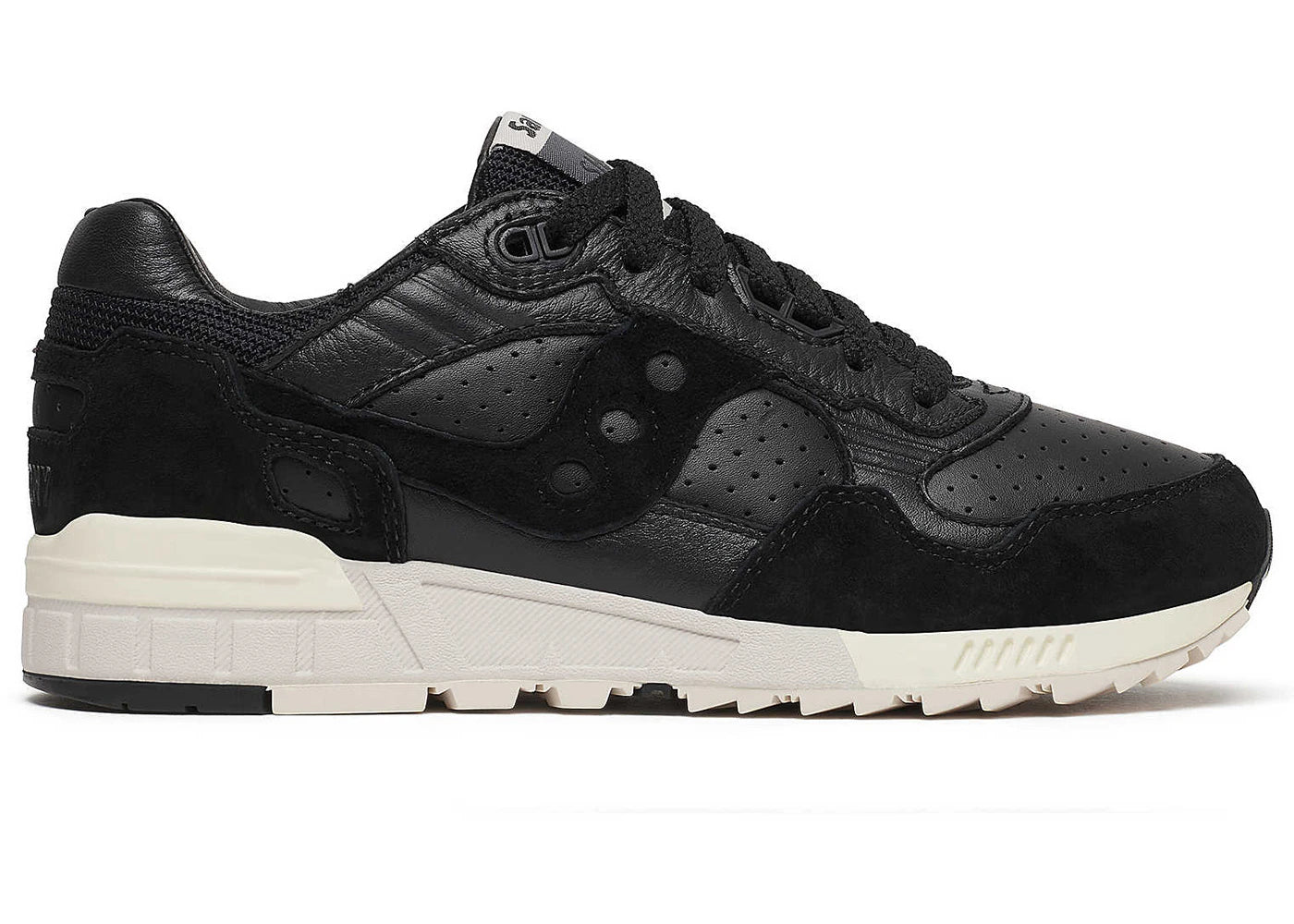 Saucony Shadow 5000 Premium Black Leather