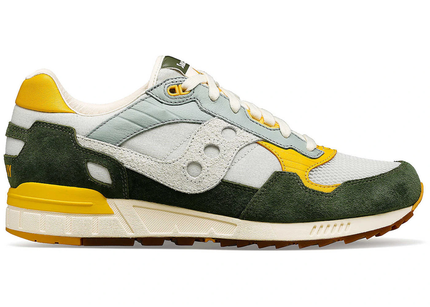 Saucony Shadow 5000 Premium Light Grey Green Yellow