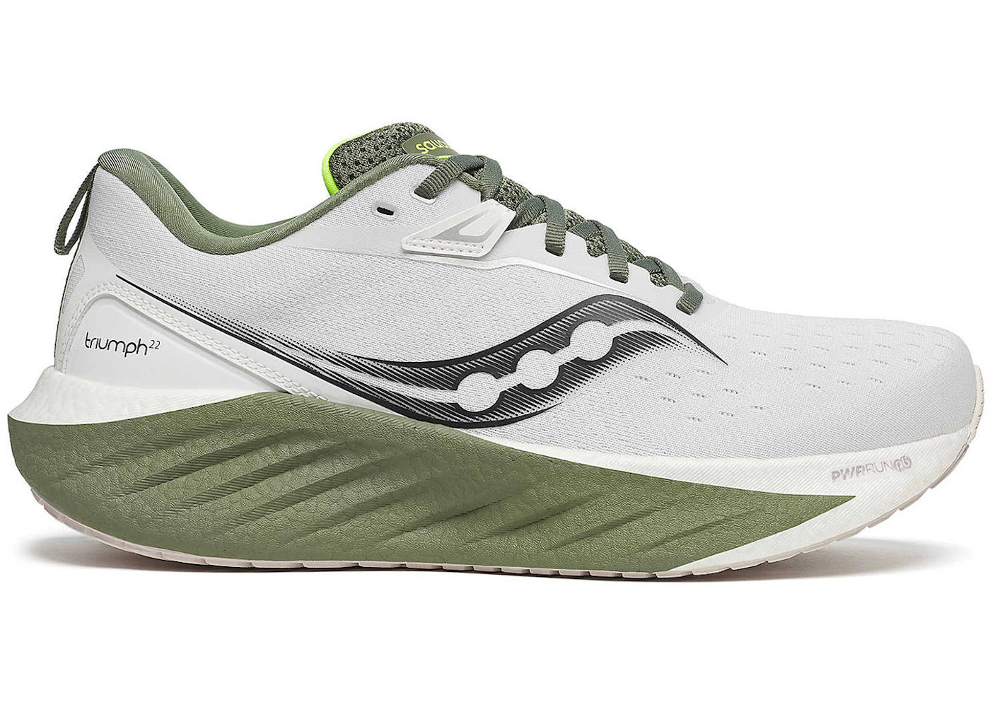 Saucony Triumph 22 White Olivine