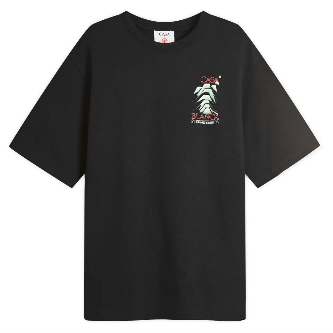 Casablanca Frosty Mountain T-Shirt Black