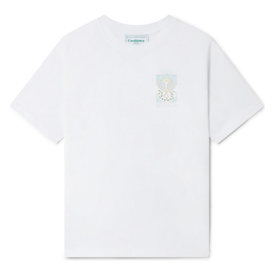 Casablanca Tennis Pastelle T-shirt White/Multicolor
