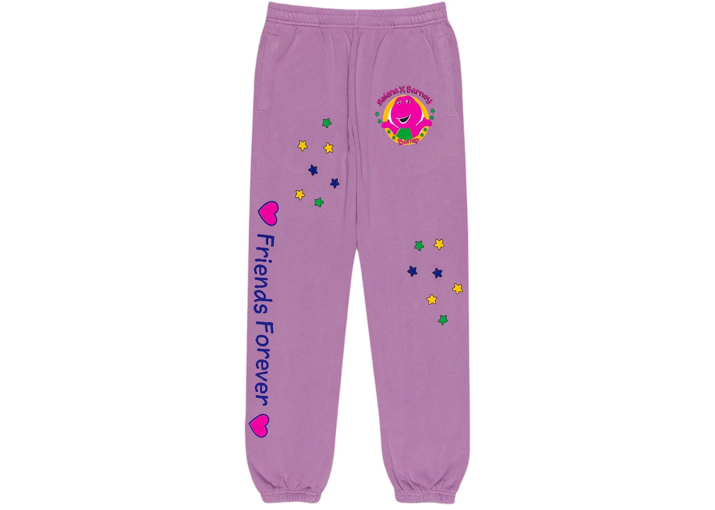Selena Gomez Barney x Selena Starbright Sweatpants Purple