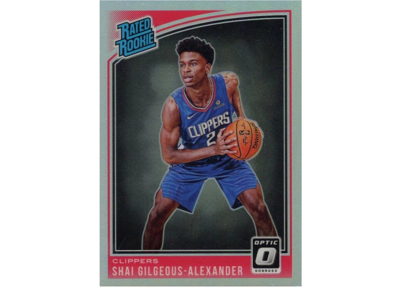 Shai Gilgeous-Alexander 2018 Panini Donruss Optic Rookie Holo #162 (Ungraded)