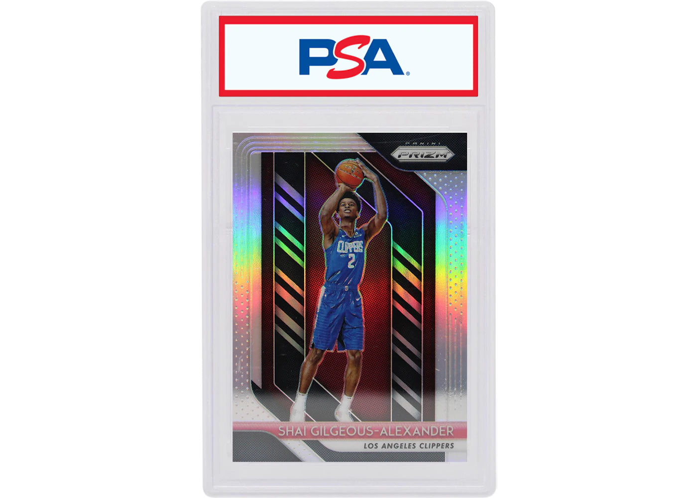 Shai Gilgeous-Alexander 2018 Panini Prizm Rookie Silver #184 (PSA or BGS Graded)
