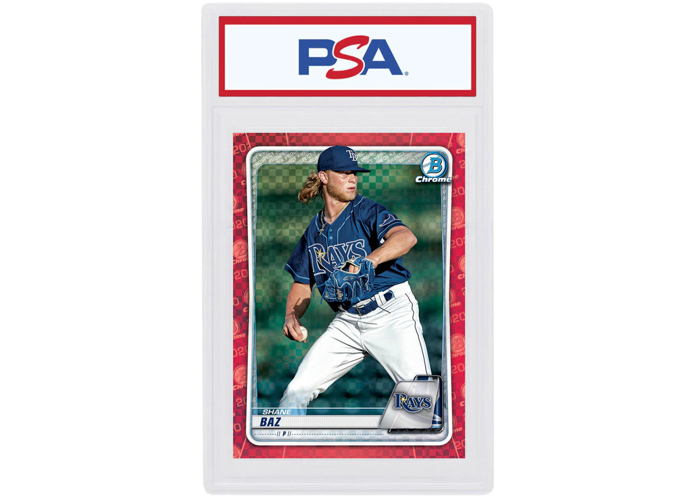 Shane Baz 2020 Bowman Chrome X Red X-Fractor 1/1 #BCP-221 (PSA or BGS Graded)