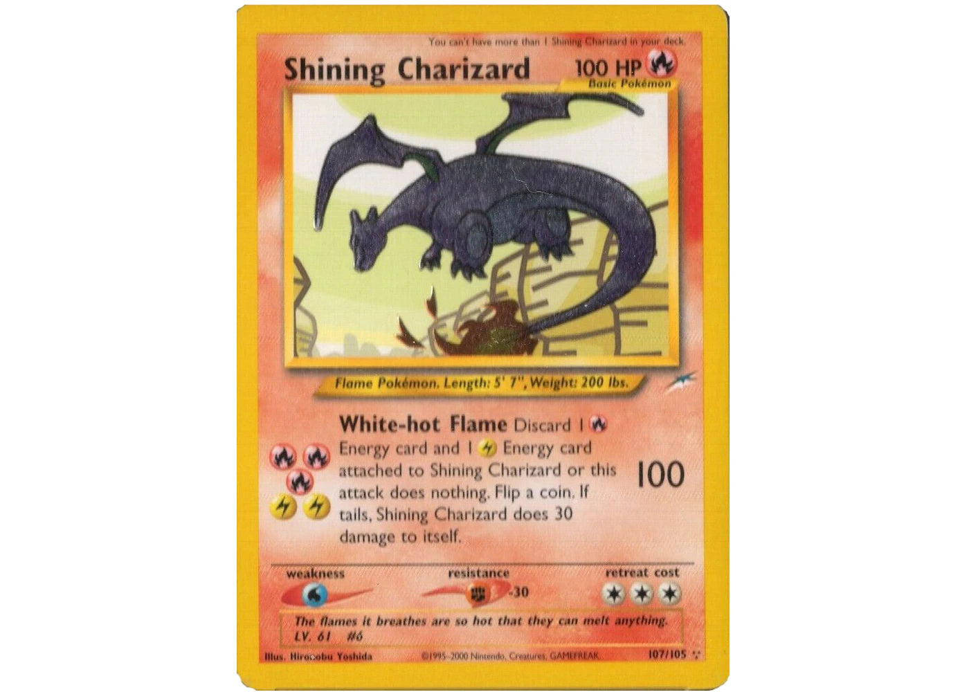 Shining Charizard 2002 Pokémon TCG Neo Destiny #107 (Ungraded)