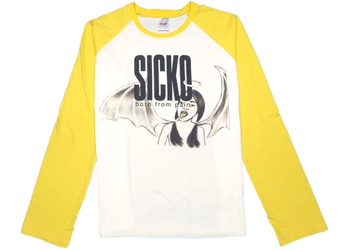 Sicko Happy Japan Exclusive Raglan L/S Yellow