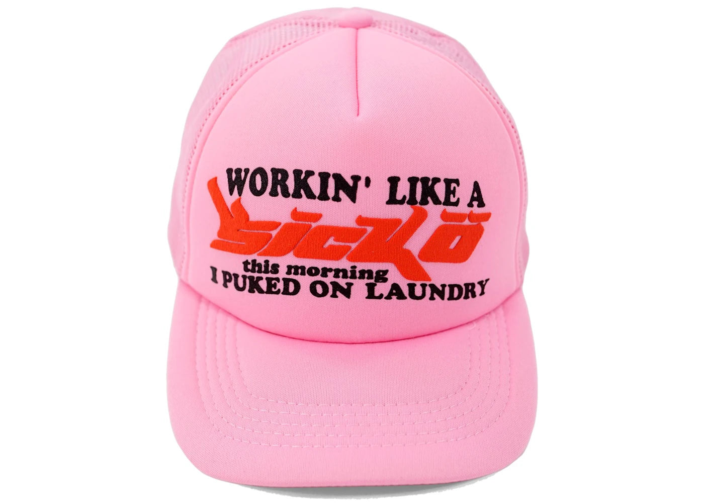 Sicko Laundry Trucker Hat Pink