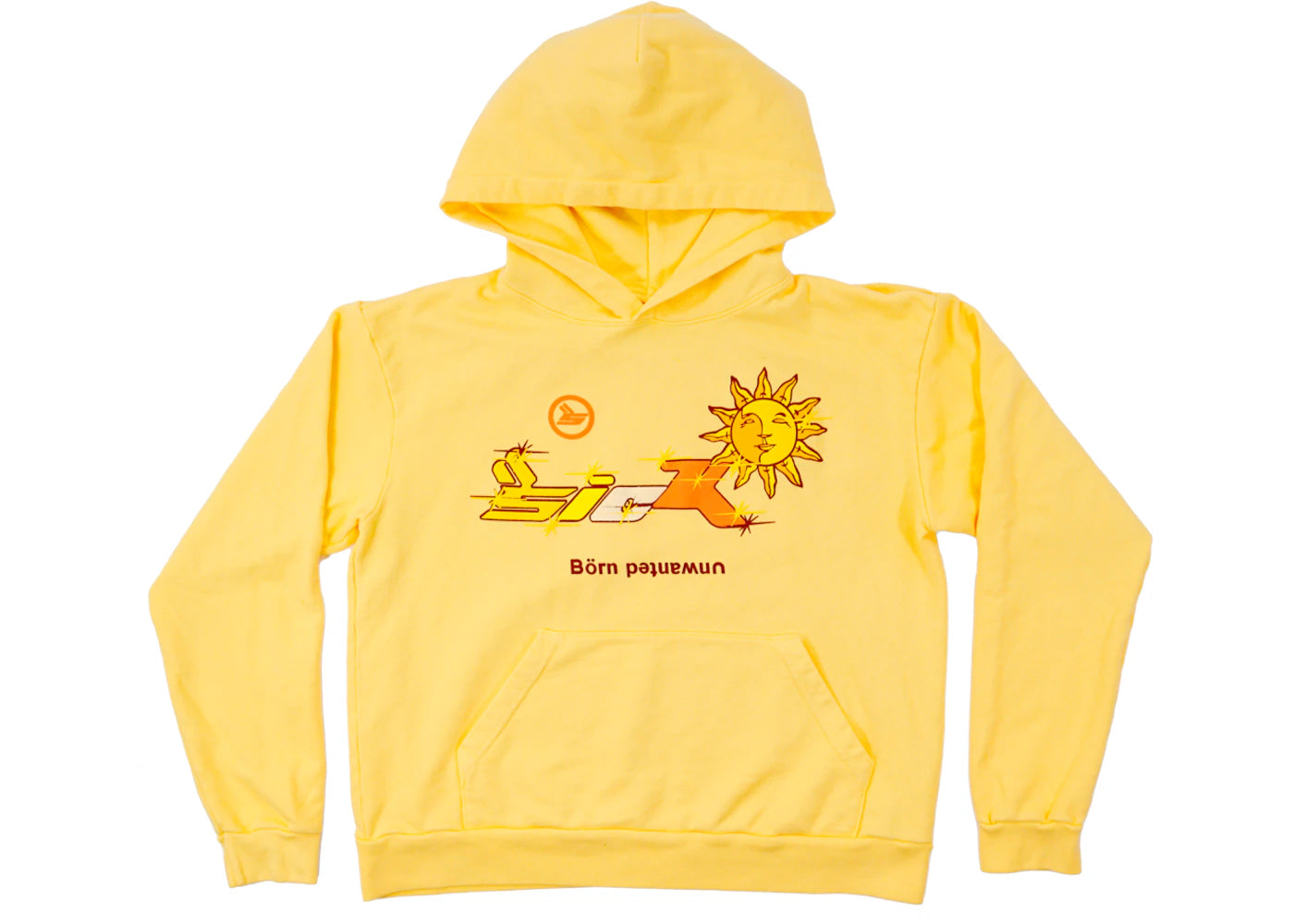 Sicko Luke.Wav Hoodie Yellow (White C)