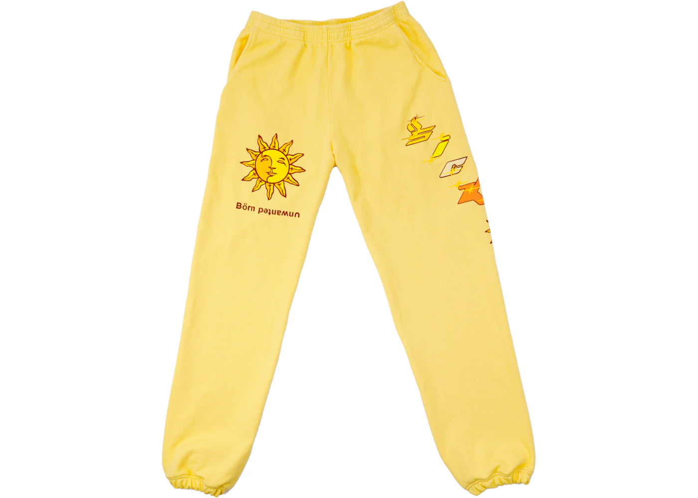 Sicko Luke.Wav Sweats Yellow (White C)