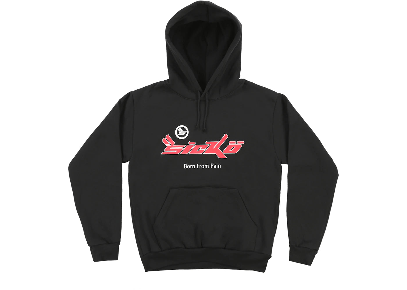 Sicko Pain Hoodie Black