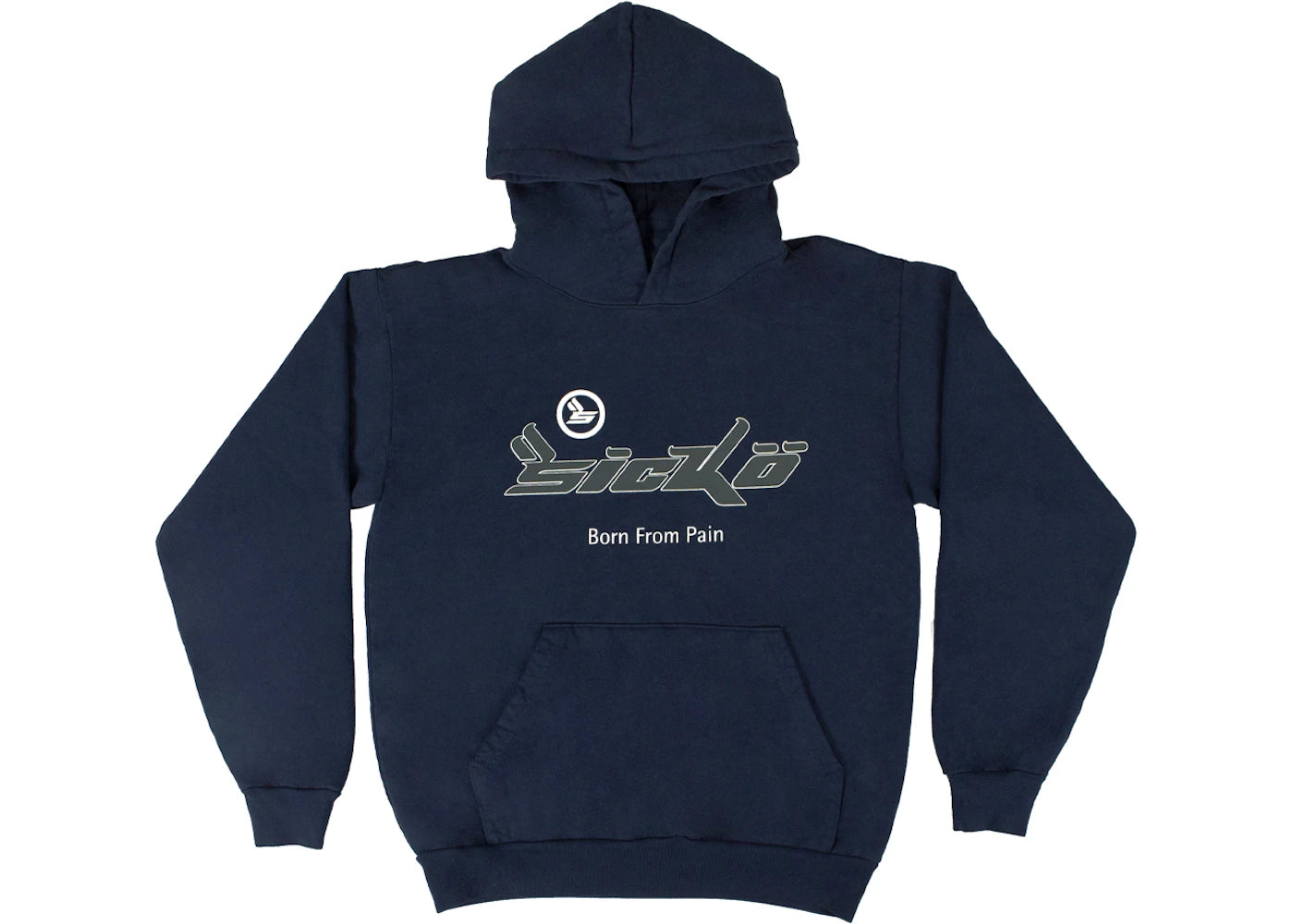 Sicko Pain Hoodie Indigo