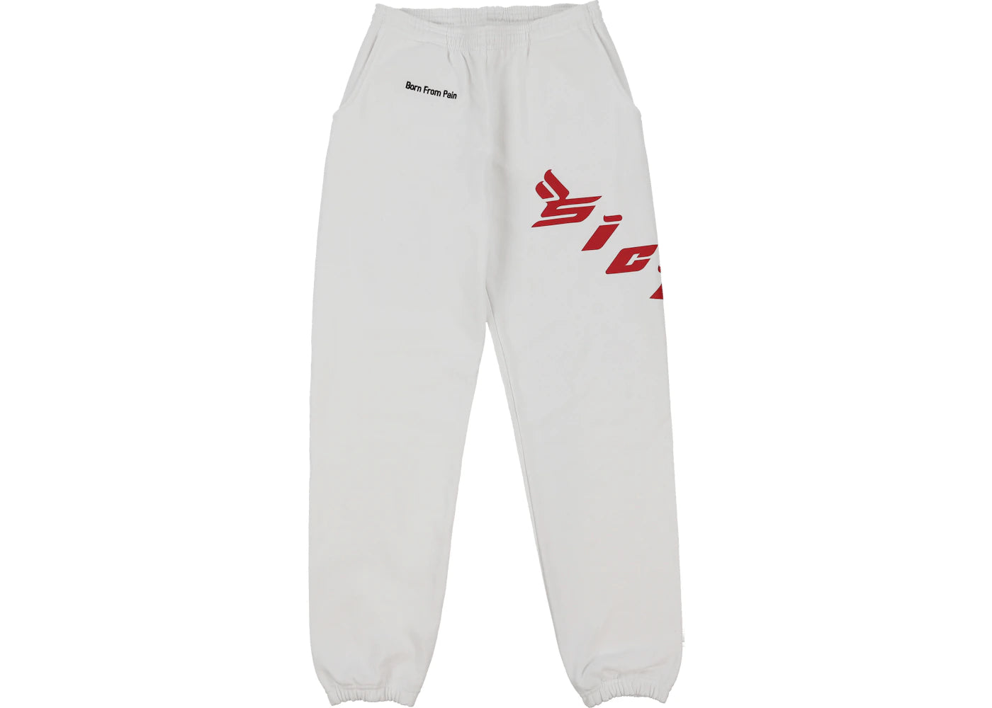 Sicko Pain Sweatpants White