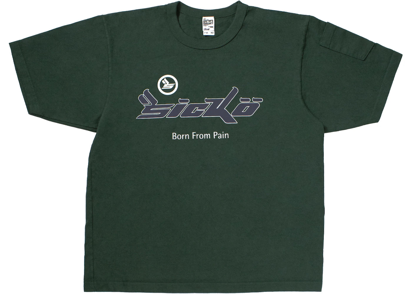Sicko Pain Tee Camo Green