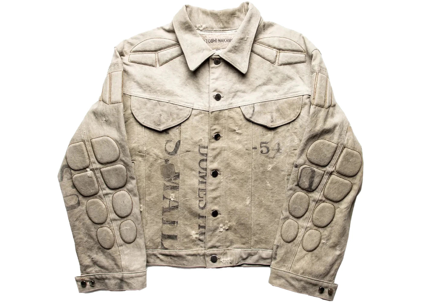Sicko x Satoshi Nakamoto Military Jacket Ivory