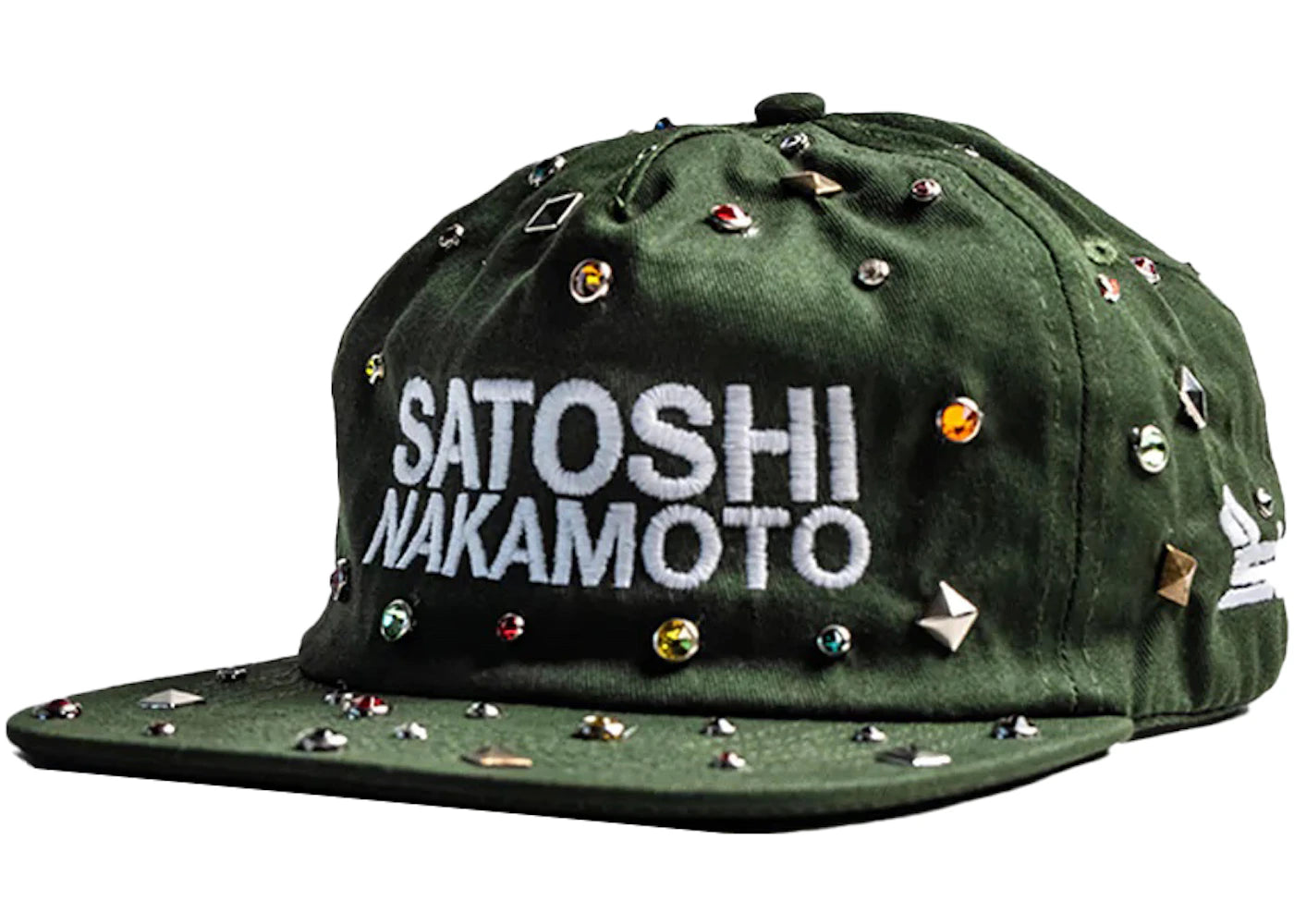 Sicko x Satoshi Nakamoto Studded Hat Green