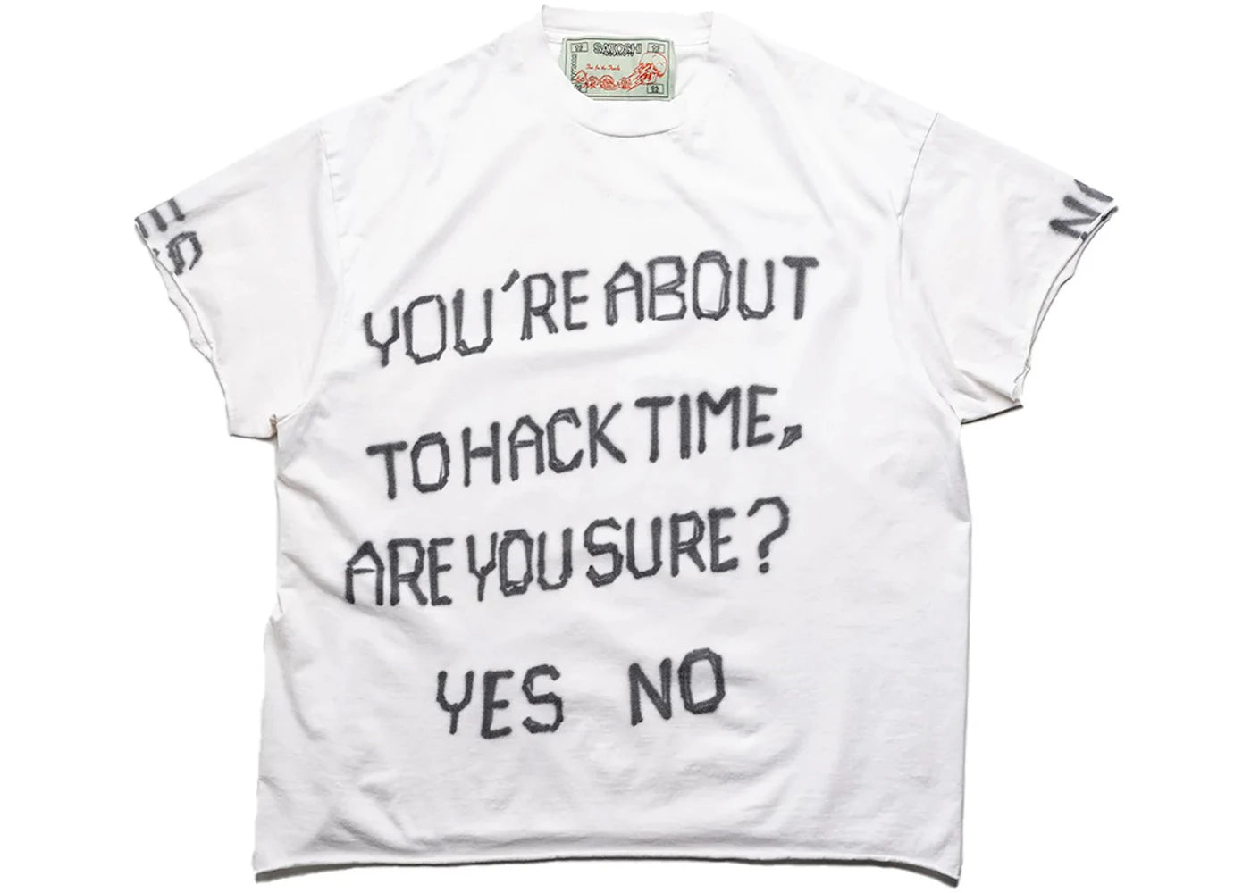 Sicko x Satoshi Nakamoto Theme Park Airbrush Tee Vintage White