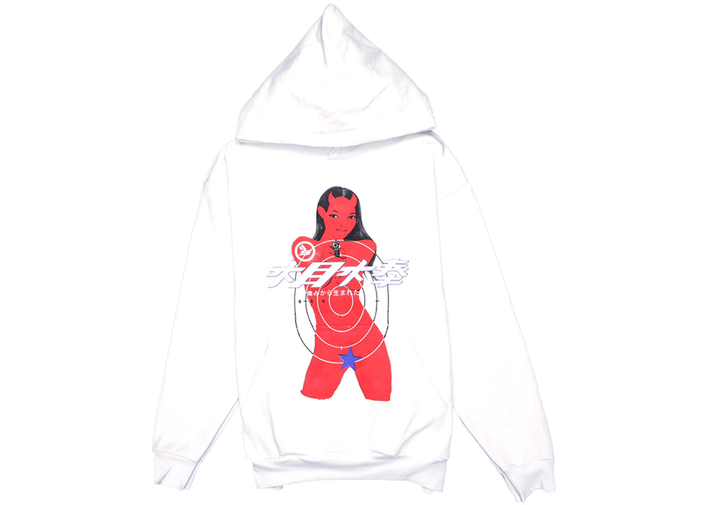 Sicko Shooter Japan Exclusive Hoodie White