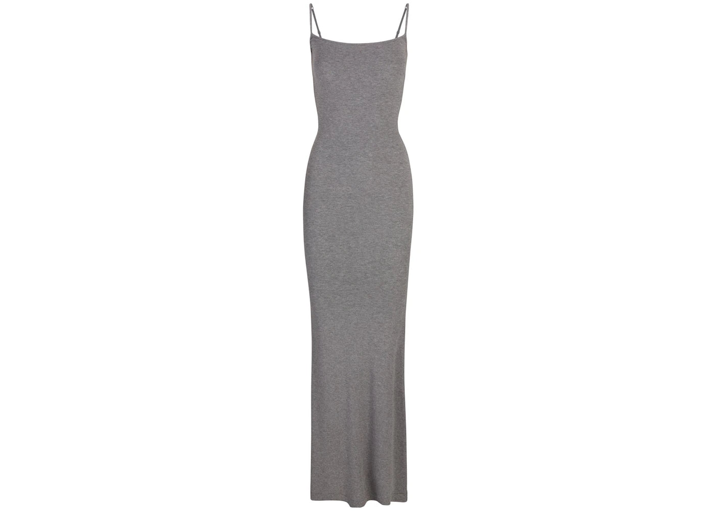 SKIMS Soft Lounge Long Slip Dress Heather Grey