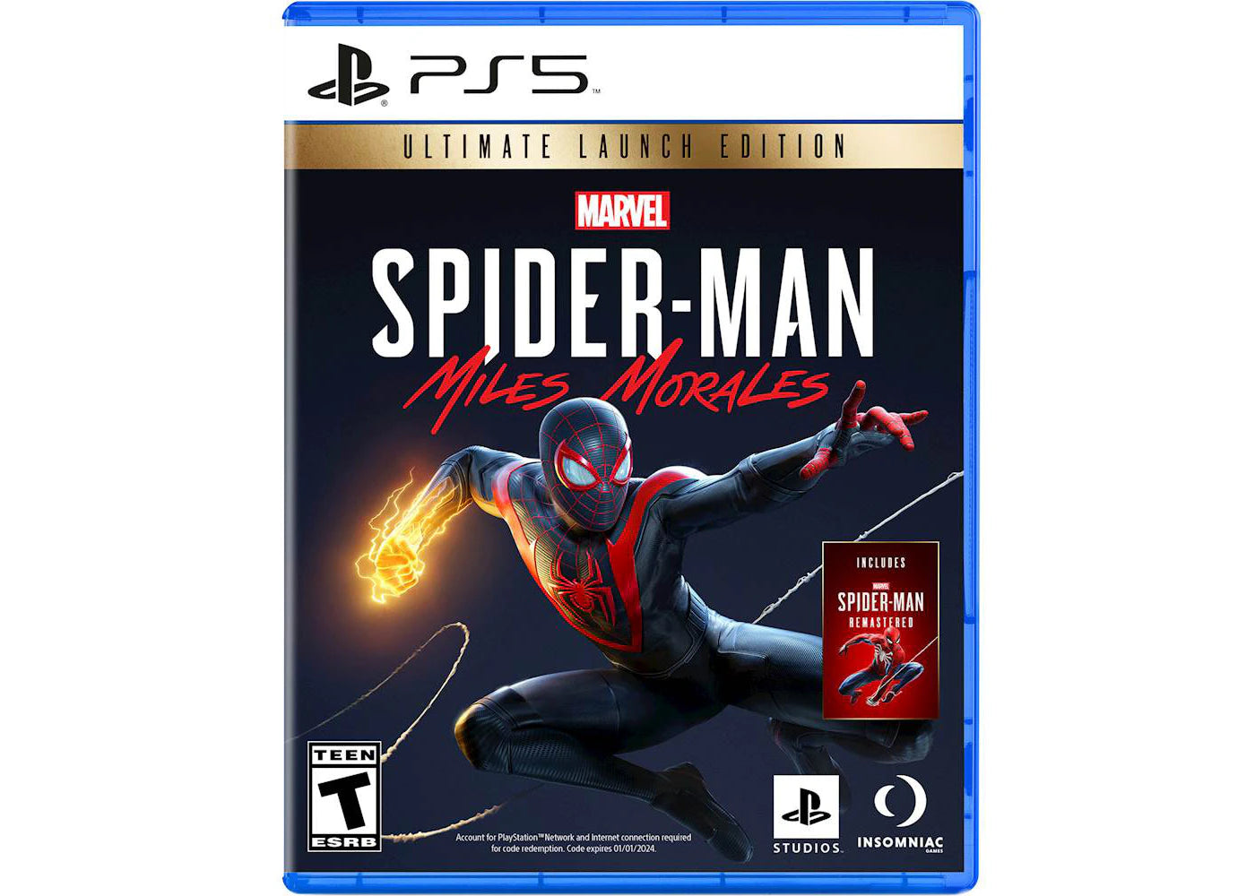 Sony PS5 Marvel's Spider-Man: Miles Morales Ultimate Launch Edition Video Game