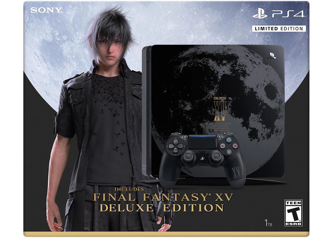Sony PlayStation 4 PS4 1TB Final Fantasy XV Limited Edition Console Bundle (US Plug)